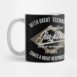 BRAZILIAN JIU JITSU BADGE Mug